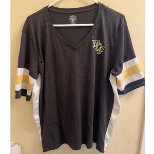 UCF FAN COLLEGIATE JERSEY SHIRT XL GRAY TAILGATING SPORTS ATHLETE MEN WOMEN